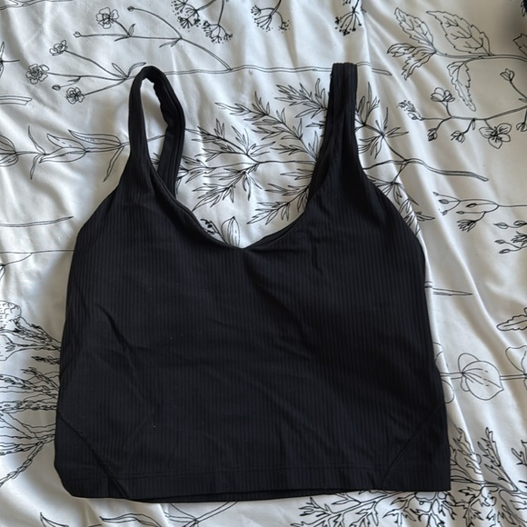 Lululemon Align Black Ribbed Ribbed Tank - Picture 2 of 3